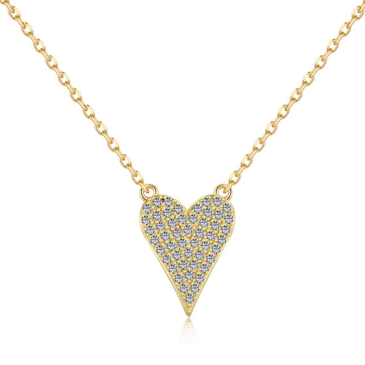 XL Herzform Halskette aus Sterlingsilber - Arabisco