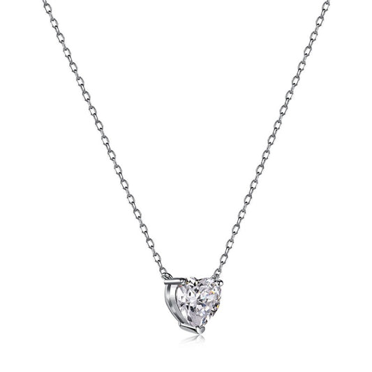 Halskette mit Diamantherz - Arabisco
