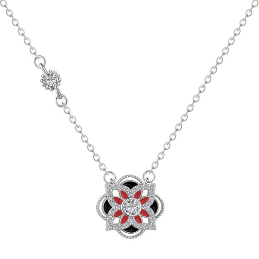 Symbolisierte Sterling Silber Halskette Ewigkeit - Arabisco